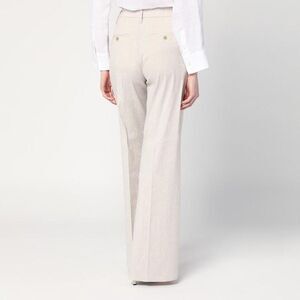 DEPARTMENT FIVE Women's High-Waisted Wide Leg Tailored Trousers Women Beige